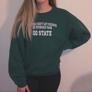 Vintage MSU crewneck